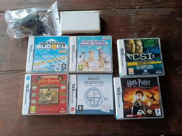 Nintendo ds met 6 spelletjes  beschikbaar voor biedingen