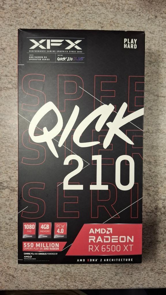 AMD RADEON RX 6500 XT qick 210 XFX, Computers en Software, Videokaarten, Zo goed als nieuw, AMD, PCI-Express 4.0, GDDR6, HDMI