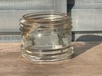 Groot Antiek glas van bootlamp maritiem, Ophalen of Verzenden