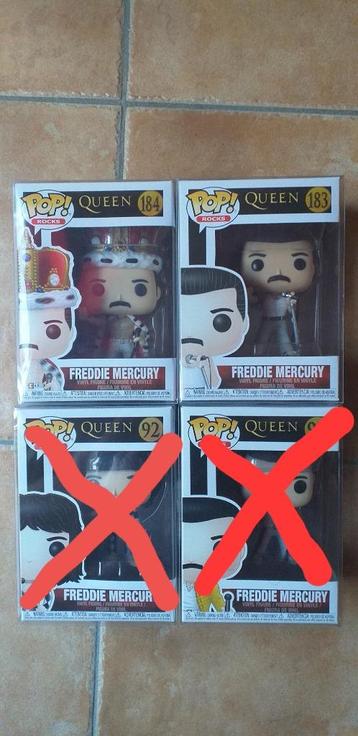 Funko pop rocks Queen freddie mercury wembley exclusive set beschikbaar voor biedingen