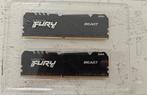 Kingston FURY Beast DDR4 16 GB 3200MHz CL16, Computers en Software, RAM geheugen, Ophalen, Zo goed als nieuw, DDR4, 16 GB