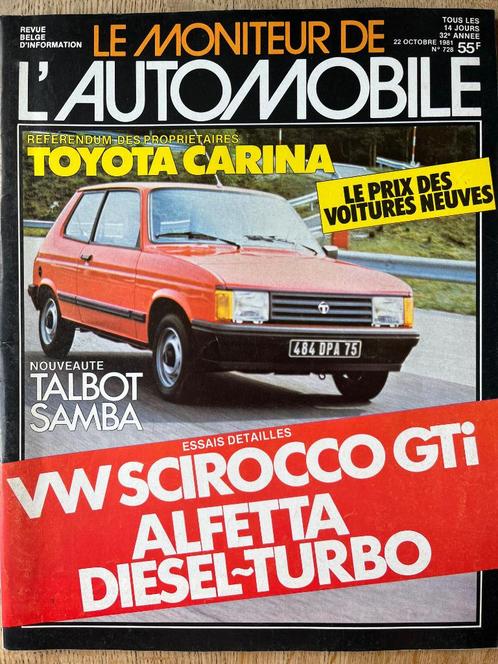 Le Moniteur de l'Automobile 728, Boeken, Auto's | Folders en Tijdschriften, Verzenden