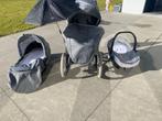 First Panama 3 in 1 kinderwagen/maxicosi, Kinderen en Baby's, Kinderwagens en Combinaties, Gebruikt, Verstelbare duwstang, Ophalen