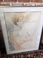 Aquarel, jonge man, Ophalen, Nieuw