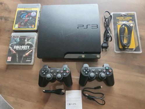 Ps3 160gb + extra's en games, Games en Spelcomputers, Spelcomputers | Sony PlayStation 3, Zo goed als nieuw, Slim, Ophalen