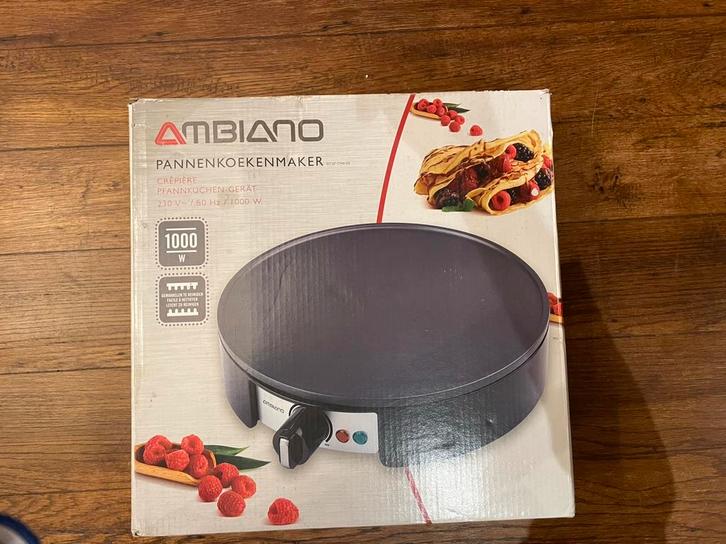 AMBIANO Crepe Maker 1000W, Elektronische apparatuur, Overige elektronische apparatuur, Gebruikt, Ophalen