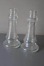 Bougeoirs en verre, peuvent également être utilisés comme pe, Moins de 25 cm, Enlèvement ou Envoi, Autres couleurs, Comme neuf