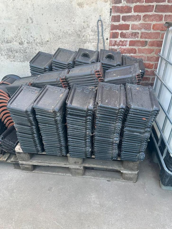 Pottelberg stormpannen ANTRACIET KLEUR, Doe-het-zelf en Bouw, Dakpannen en Dakbedekking, Gebruikt, Dakpannen, Steen of Klei, Overige kleuren