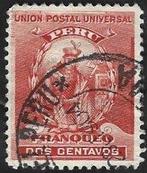 1 Postzegels Peru 1899 Capac, Pizarro, de la Mar, Postzegels en Munten, Ophalen of Verzenden, Gestempeld, Zuid-Amerika