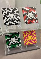 Invader - Volledige set 4 Camo-tegels, Antiek en Kunst, Kunst | Overige Kunst, Ophalen