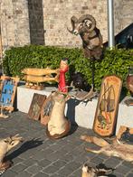 Antiek curiosa taxidermie opgezette jacht trofeeën, Ophalen of Verzenden