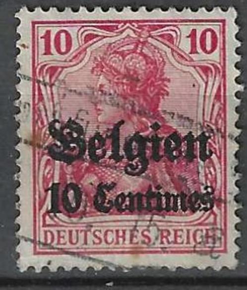 Belgie Duitse bezetting 1914 - Yvert 3 - Belgien centimes (S, Timbres & Monnaies, Timbres | Europe | Belgique, Non oblitéré, Envoi