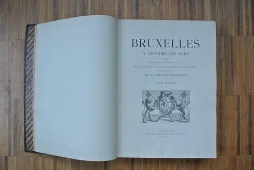 Bruxelles a travers les ages - Louis Hymans - 1882, Antiek en Kunst, Antiek | Boeken en Manuscripten, Ophalen of Verzenden