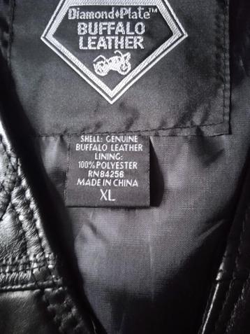 Gilet motard cuir pu ( cuir synthétique) noir  beschikbaar voor biedingen