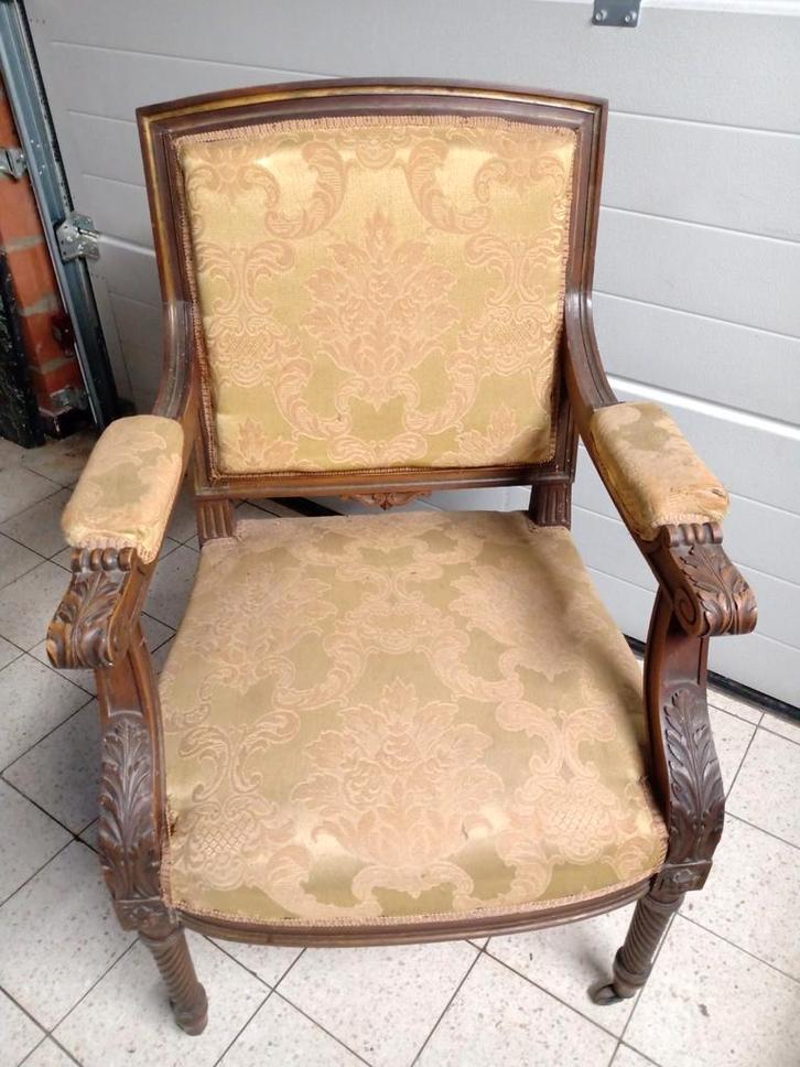 Lodewijk XVI Salonzetel – Meubelstuk om te Restau, Hobby en Vrije tijd, Overige Hobby en Vrije tijd, Ophalen