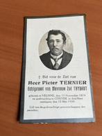 Rouwkaart P. Ternier  Veurne 1874 + Coxyde 1930, Carte de condoléances, Envoi