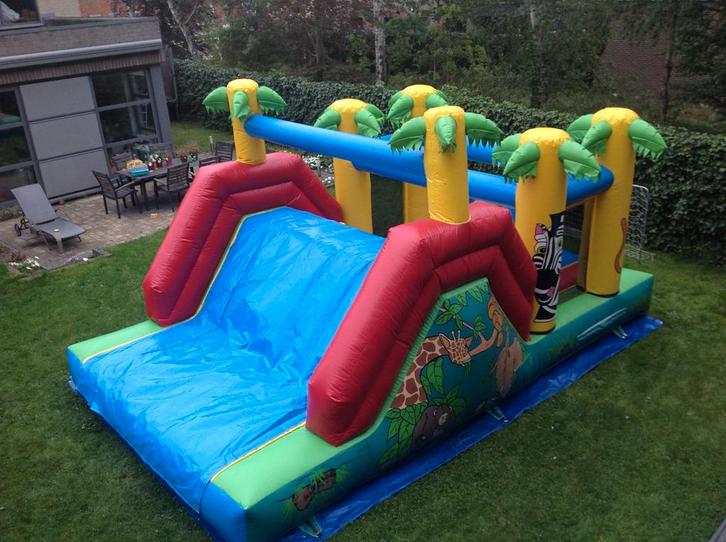 Springkasteel te koop, Hobby & Loisirs créatifs, Articles de fête | Location, Utilisé, Enlèvement