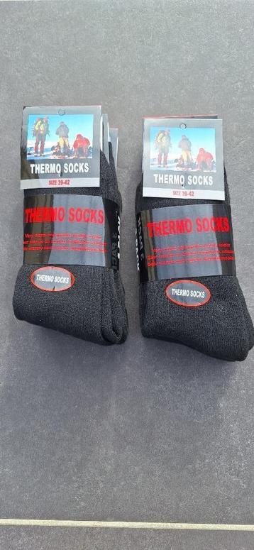 Thermische kousen - Nieuw, Enlèvement ou Envoi, Neuf, Taille 39 à 42, Noir