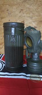 Gasmasker (anti-gas) wo2 Duits 1937, Verzenden, Gebruikt