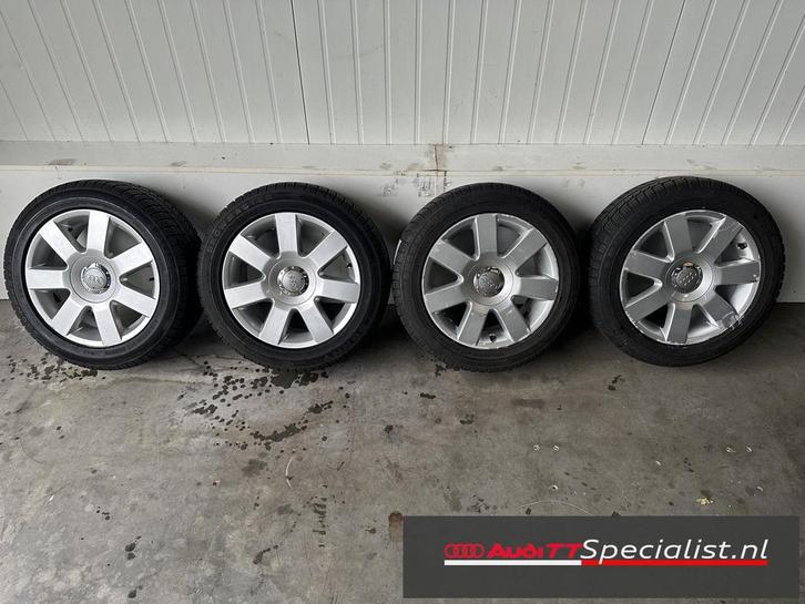 Winterbanden set op 16" velgen Audi TT MK1, Auto-onderdelen, Banden en Velgen, Banden en Velgen, Winterbanden, 16 inch, 205 mm
