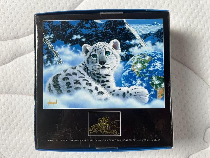 Puzzle léopard des neiges 100 pcs - Phosphorescent, Kinderen en Baby's, Speelgoed | Kinderpuzzels, Zo goed als nieuw, Meer dan 50 stukjes