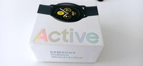 Samsung Galaxy Watch Active Black (nieuw), Handtassen en Accessoires, Smartwatches, Nieuw, Hartslag, Stappen, Waterdicht, Ophalen of Verzenden
