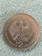 2 Mark Duitsland  1992D, Duitsland, Ophalen of Verzenden, Losse munt