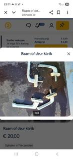 Deur of raam klink, Ophalen of Verzenden, Deur
