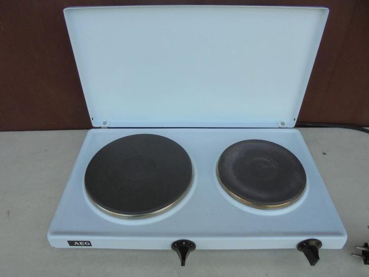 dubbele kookplaat, Caravans en Kamperen, Kampeeraccessoires, Zo goed als nieuw, Ophalen