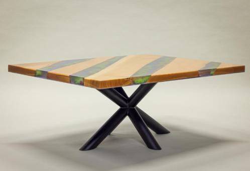 Koffietafel, Huis en Inrichting, Tafels | Salontafels, Nieuw, Minder dan 50 cm, 50 tot 100 cm, 50 tot 100 cm, Vierkant, Metaal