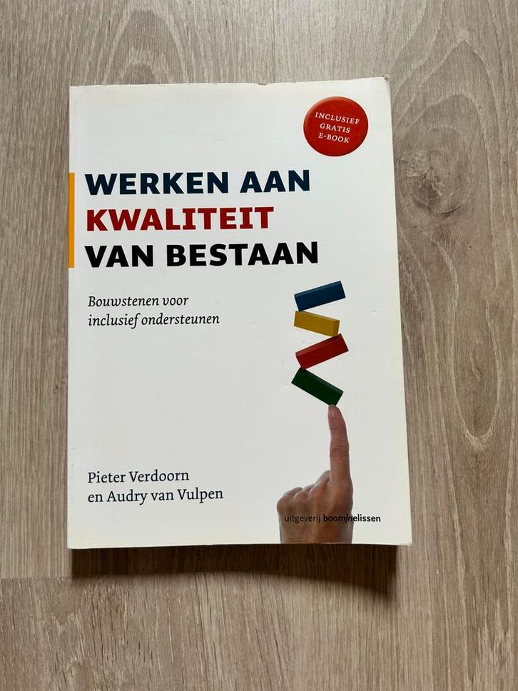 Audry Vulpen - Werken aan kwaliteit van bestaan, Boeken, Wetenschap, Zo goed als nieuw, Ophalen