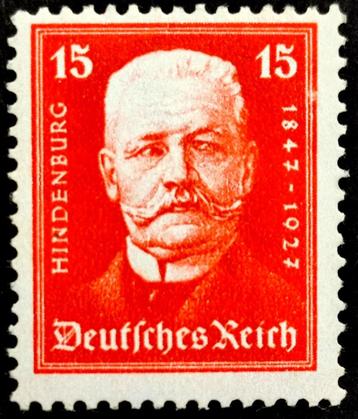 Deutsches Reich: 80e Geburtstag Hindenburg 1927 POSTFRIS, Enlèvement ou Envoi, Autres périodes, Non oblitéré