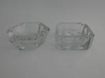 Val Saint Lambert - 2 asbakken, Antiek en Kunst, Ophalen