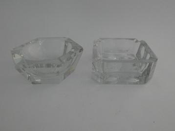 Val Saint Lambert - 2 asbakken  beschikbaar voor biedingen