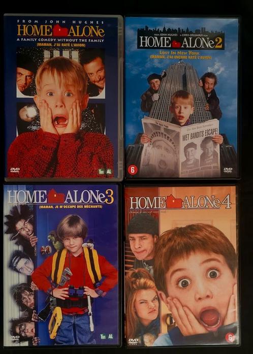 4x DVD Home Alone Maman j'ai raté l'avion - Macaulay Culkin, Cd's en Dvd's, Dvd's | Komedie, Gebruikt, Ophalen of Verzenden