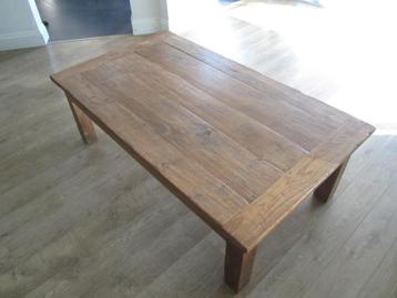 Salontafel massief hout beschikbaar voor biedingen