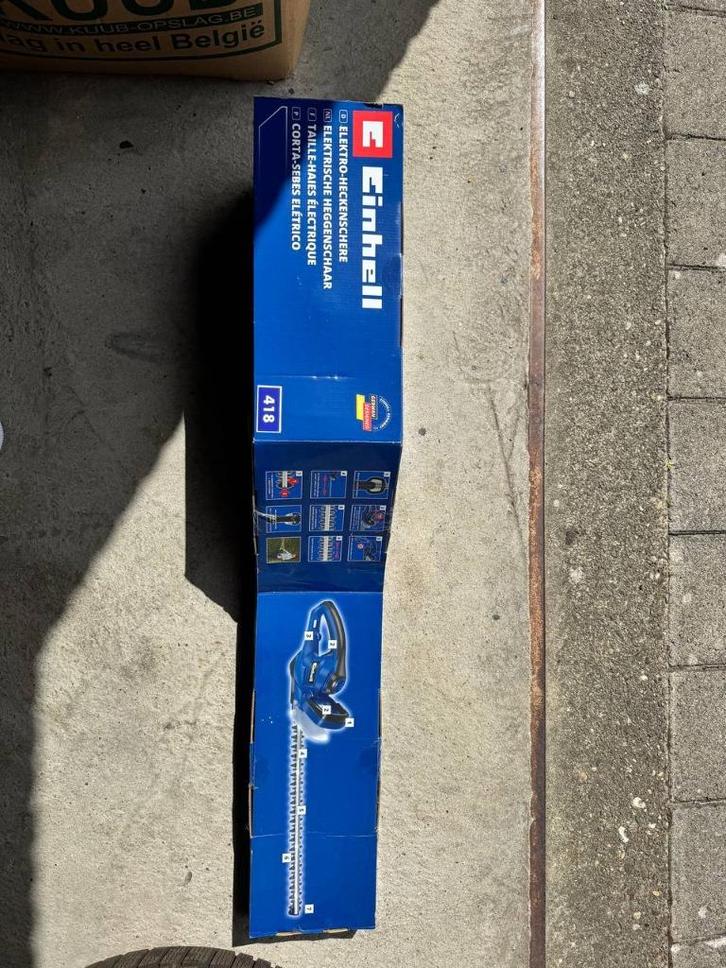 Einhell elektrische heggenschaar – NIEUW in doos, Tuin en Terras, Heggenscharen, Nieuw, Accu, Ophalen