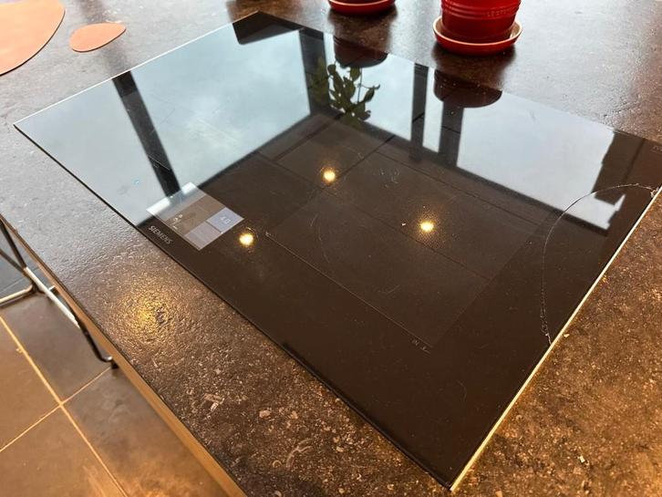 Siemens inductiekookplaat 90 cm EX875KYE1E, Elektronische apparatuur, Kookplaten, Gebruikt, Inbouw, Inductie, 4 kookzones, Energieklasse A of zuiniger