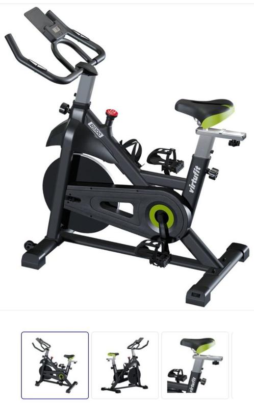 Spinning fiets NIEUW (1 maand oud) - Merk Virtufit, Sport en Fitness, Fitnessapparatuur, Nieuw, Spinningfiets, Benen, Aluminium
