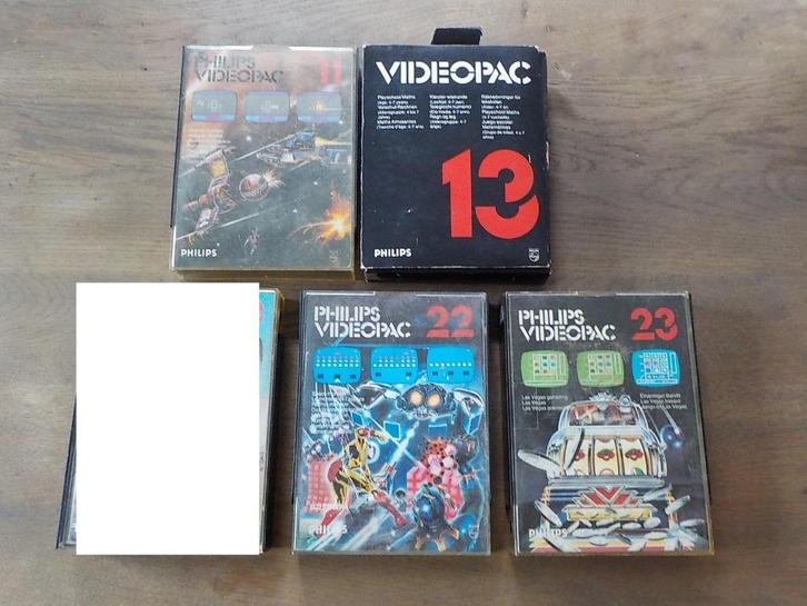 Philips Videopac games nummer 11 / 13 / 22 / 23, Computers en Software, Vintage Computers, Ophalen of Verzenden