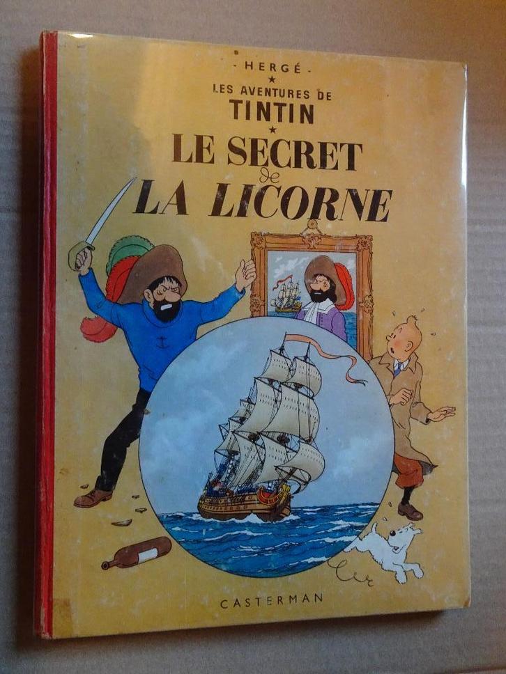 BD Tintin - Le secret de la Licorne, Collections, Personnages de BD, Utilisé, Livre ou Jeu, Tintin, Enlèvement ou Envoi