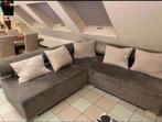 Hoekzetel met bijzetpoef, Huis en Inrichting, Ophalen, 250 tot 300 cm, Gebruikt, Hoekbank