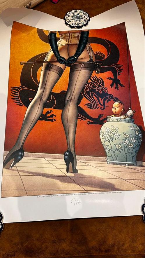 TinTin, Verzamelen, Posters, Nieuw, Verzenden