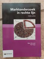 Marktonderzoek in rechte lijn, Ophalen of Verzenden, Zo goed als nieuw, De Laet