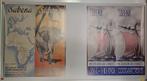 Affiche Sabena Congo/Madagascar – Hamburg originaal 47x88cm, Ophalen of Verzenden, Zo goed als nieuw