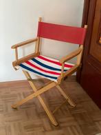 Leuk stoel - strandstoel - regisseur stoel, Huis en Inrichting, Stoelen, Gebruikt, Vintage, Ophalen of Verzenden, Eén