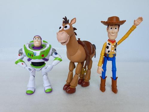 Toy Story: Woody, Buzz Lightyear & Bullseye (Disney, Mattel), Verzamelen, Disney, Gebruikt, Beeldje of Figuurtje, Overige figuren