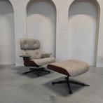 Vitra Eames Lounge chair - Palissander - Dark sand leder, Ophalen of Verzenden