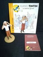 Kuifje, officiële figuur 77 met boek en certificaat, Ophalen, Kuifje, Nieuw, Beeldje of Figuurtje