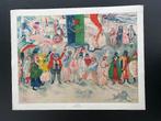 Litho van schilderij Ensor, Antiek en Kunst, Ophalen